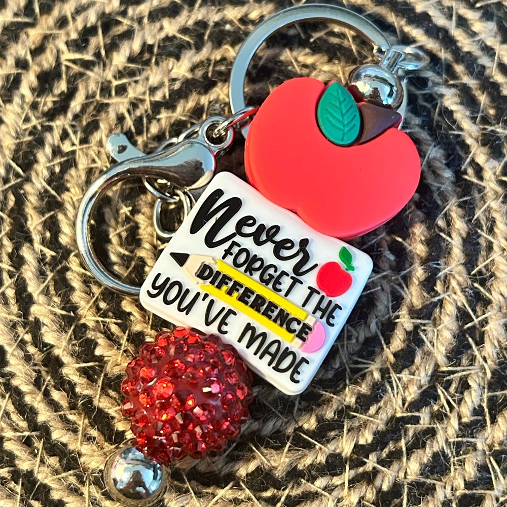 🍎👩‍🏫 Teacher Keychain